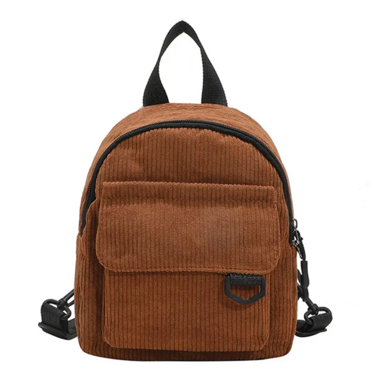 Mini Corduroy Backpack