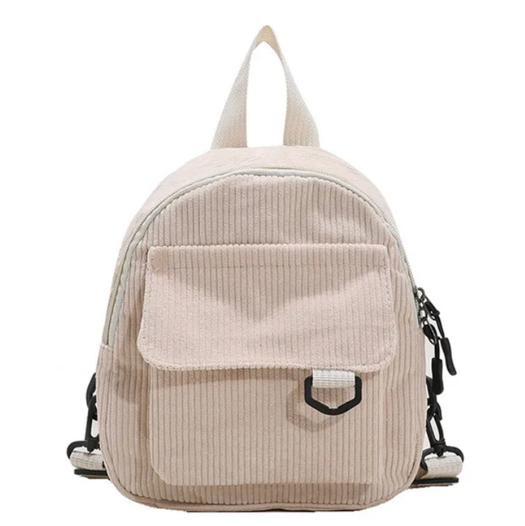 Mini Corduroy Backpack